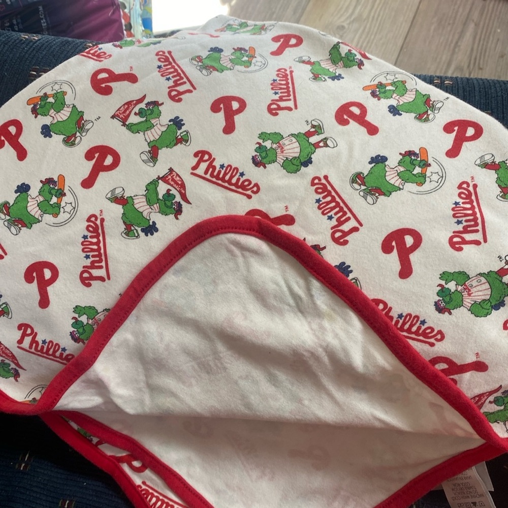 Phillies baby blanket